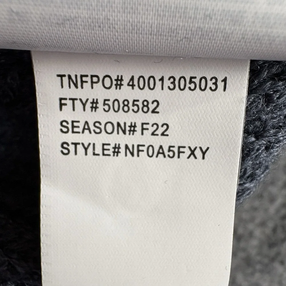 The North Face Beanie OSFA Blue Knit Cuffed‎ HexArmor Logo Winter Hat Unisex Ski